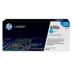 HP 650A Cyan LaserJet Toner (CE271A)